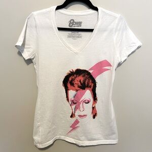 David Bowie v-neck tee